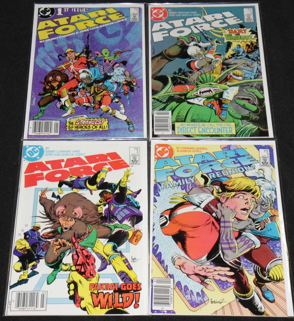 DC Copper Age ATARI FORCE #1-9 - 9pc Mid-High Grade Comic Lot VF-NM