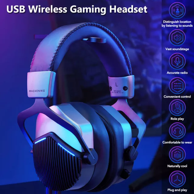 E-Sports Stereo Gaming Headset for PC Noise Cancelling Headphones Volume/Light