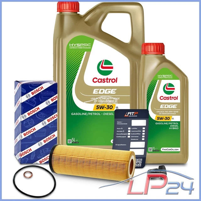 Aceite Sintetico Castrol Edge 5w30 Mas Filtro Mann W712/95 | Envío Gratis