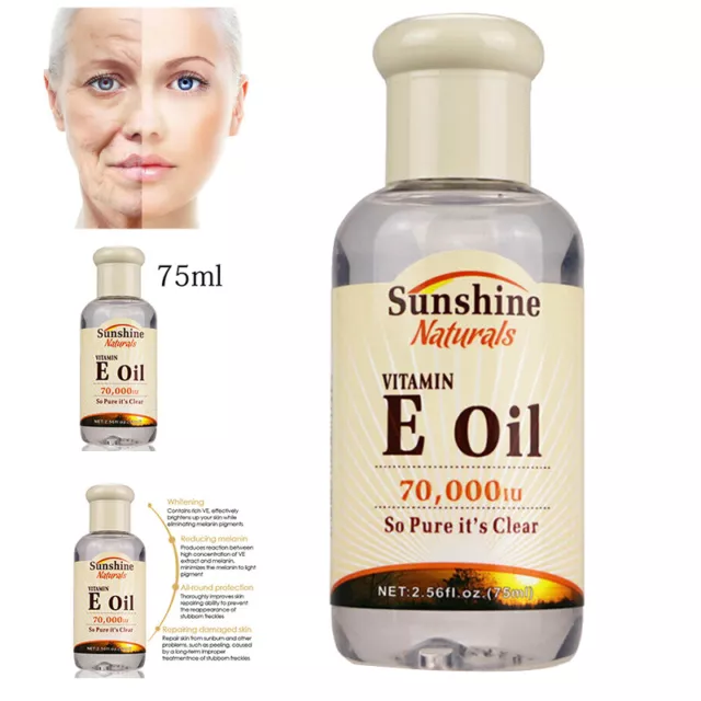 100% Vitamin e oil Pure Natural Aromatherapy Massage Base Carrier Skin Beauty