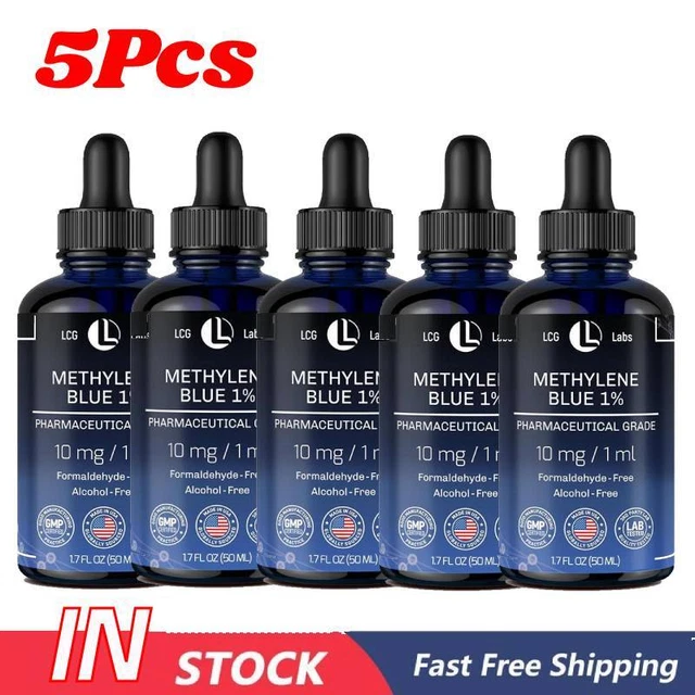 METHYLENE BLUE 1% Solution Phar ma Grade. Highest Quality 5X £23.38 ...