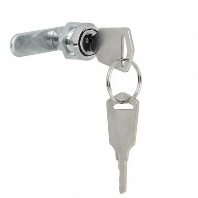 Cassetto Lucchetto Con 2 Chiave Sicurezza Serrature Silver Alluminio Lega Armadi