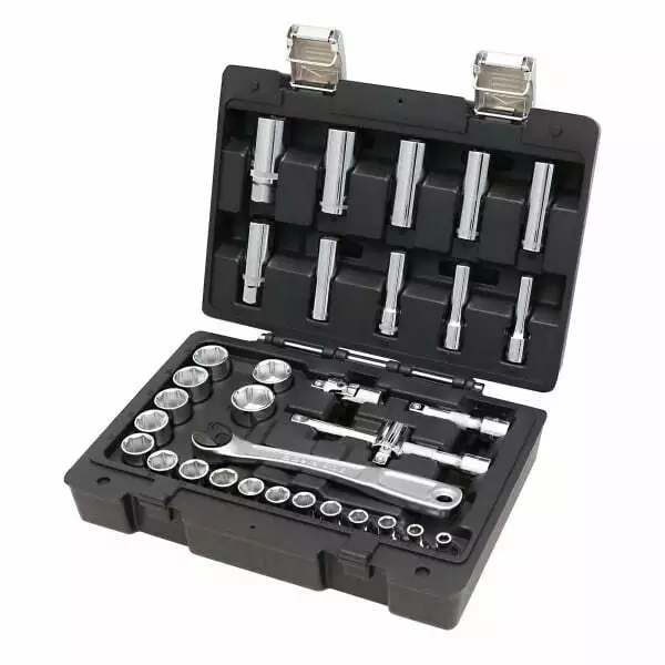 Beta Tools 913E/C33 33 Piece Socket Set 3/8" Square Drive In Case