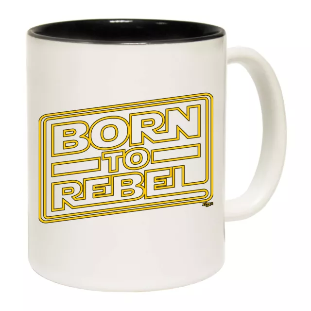 Born To Rebel - Funny Novelty Coffee Mug Mugs Cup - Gift Boxed