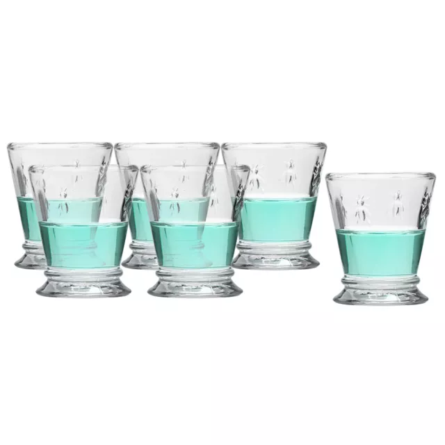 NEW La Rochere Bee Shot Glass Set 6pce