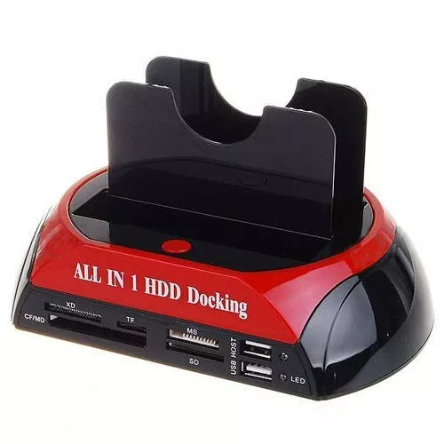 DOCKING STATION ALL IN 1 Per HARD DISK SATA IDE 3,5" 2,5 LETTORE HDD BOX CASE