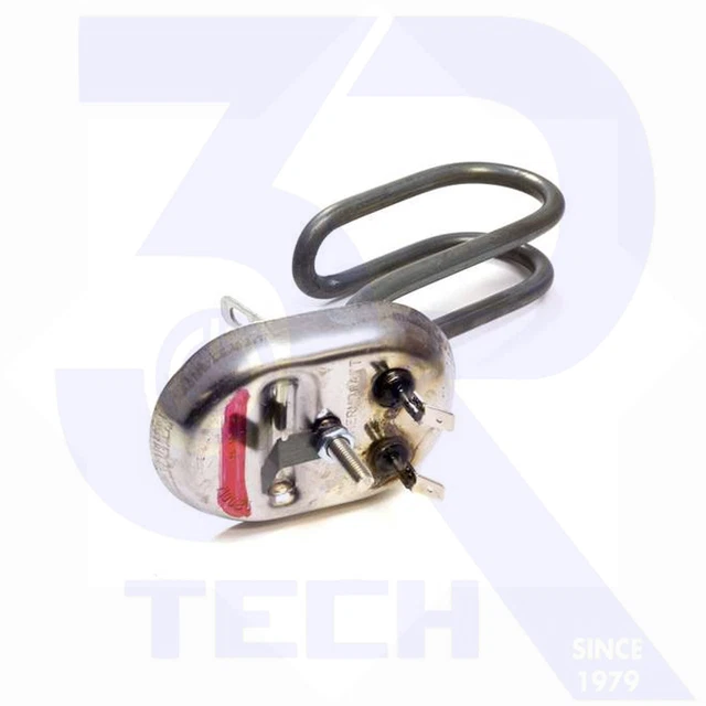 Resistenza Scaldabagno Ariston 1200W Ricurva Con Porta Anodo M6 - Lunghezza 148-265mm, Made In Italy - Foto 6