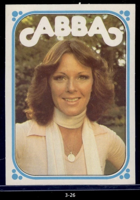 1976 ABBA DUTCH Monty Gum ABBA Annifrid Frida Lyngstad (3-26) EUR 5,53