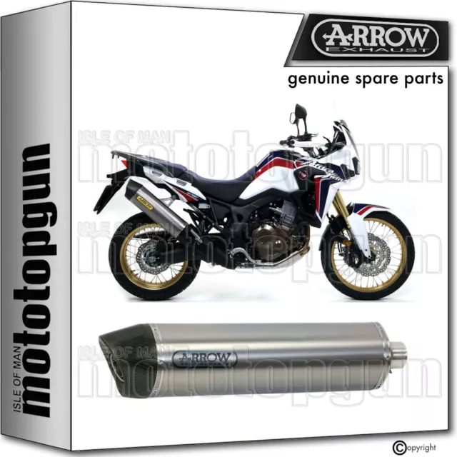 Arrow Exhaust Ok Maxi Race-Tech Alu C Honda Crf 1000 L Africa Twin 2018 18