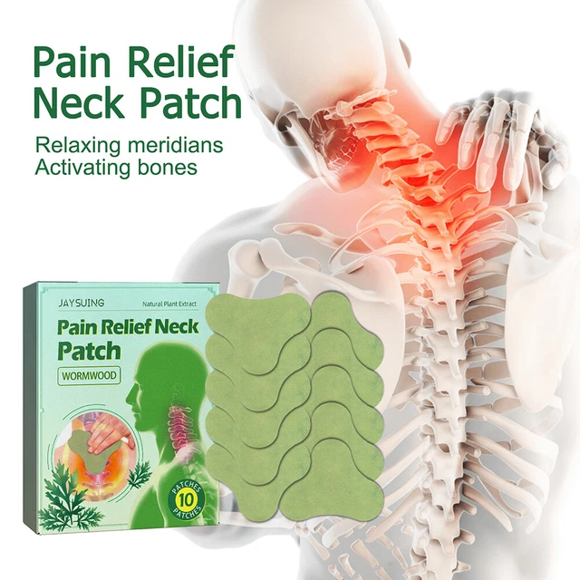 10pcs Muscle Sprain Medicine Sticker Portable Wormwood Convenient Body Massage F 3