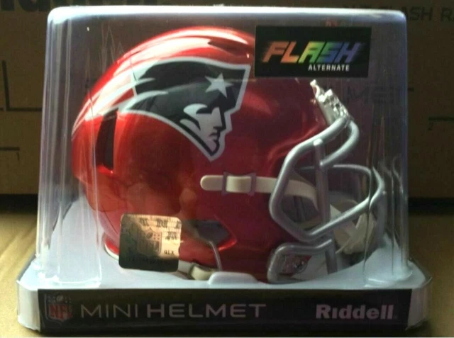 Nfl New England Patriots Flash Riddell Mini Speed Helmet