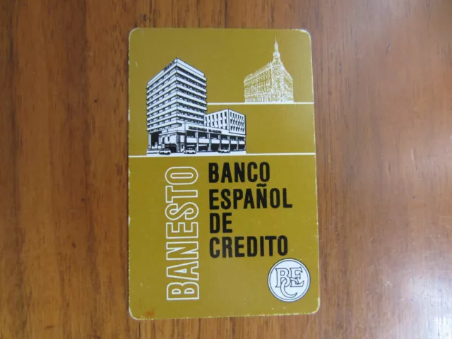 Calendario Fournier-Banco Español De Credito Banesto-Del 1981 Ver Fotos