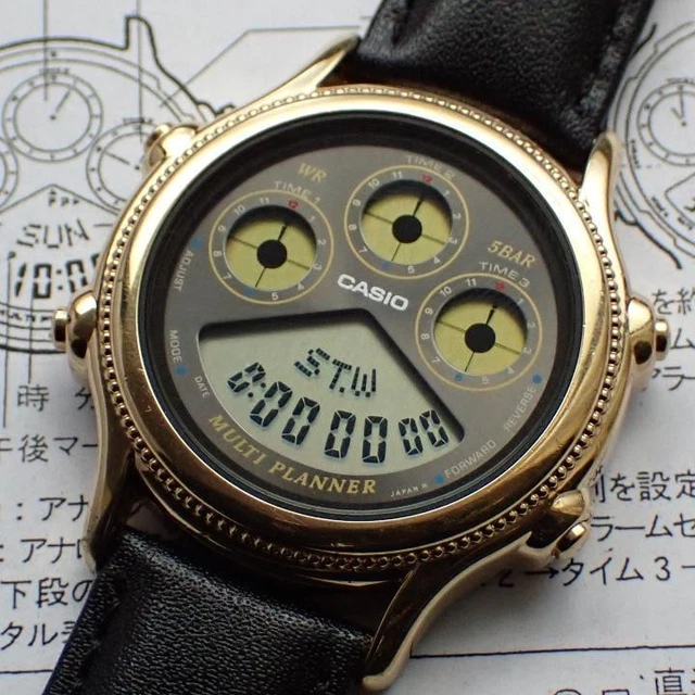 時計 CASIO BGP-260 MULTI PLANNER RARE Casio Vintage Digital Watch Multi Planner MINT 931 Bgp