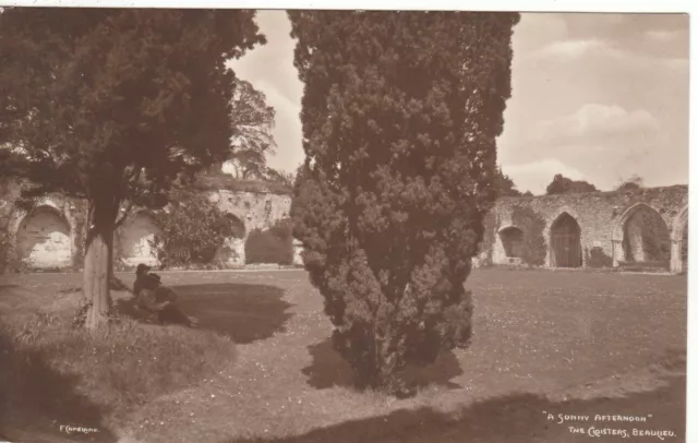 A Sunny Afternoon, The Abbey Cloisters, BEAULIEU, Hampshire RP