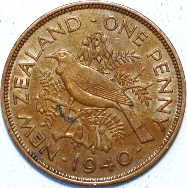 New Zealand One Peny 1940