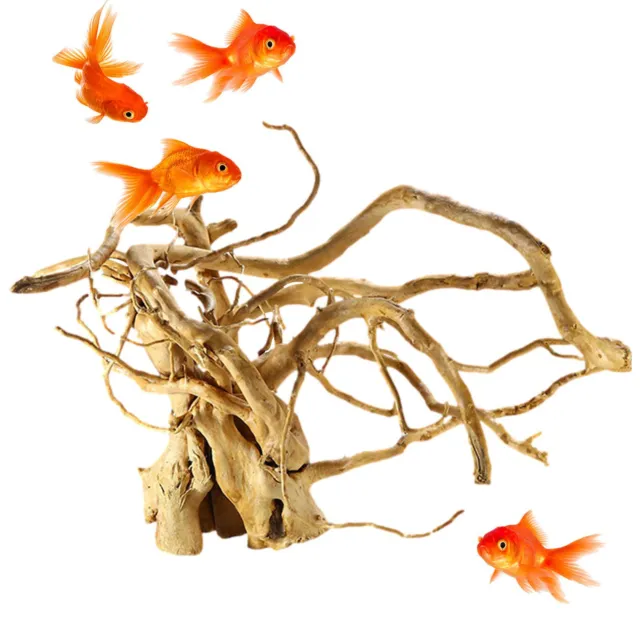 Natural Driftwood Aquarium Root Trunk Tree Fish Tank Landscape Plants Wood Decor