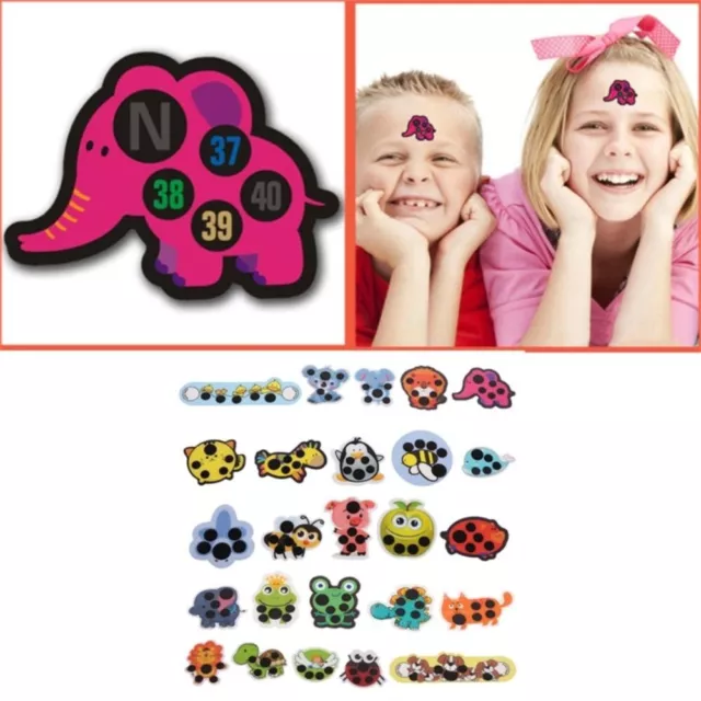 Forehead Head Strip Fever Indicator Stickers  Children Safety