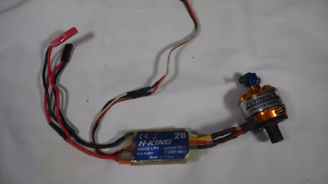 Turnigy D2822/14 1450Kv  Brushless Motor For Rc Plane And 20 Amp Esc