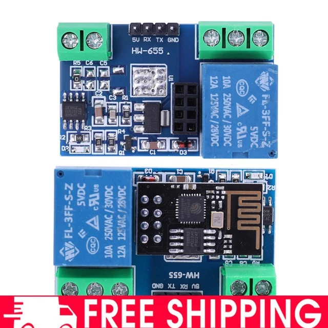 Módulo de relé rs232 da c.c. 12v 24v 2ch db9 uart placa de interruor