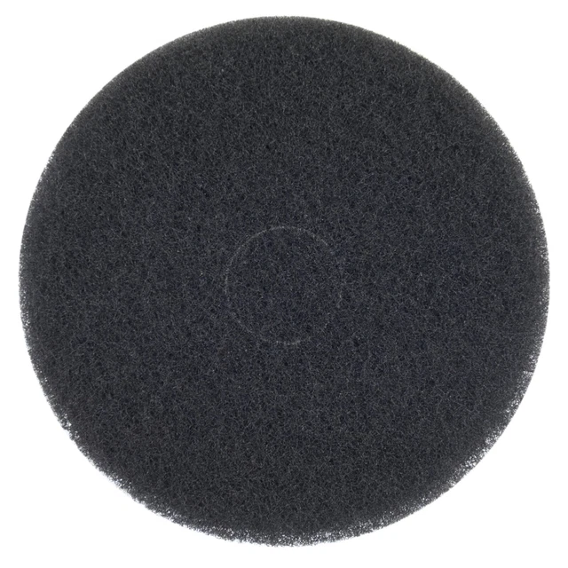 5PK 18" Black Round High Productivity Finish Removal Floor Pad Norton #52003
