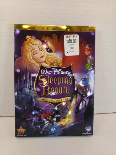 Disney 50th Anniversary DVD SLEEPING BEAUTY Two-Disc Platinum Edition