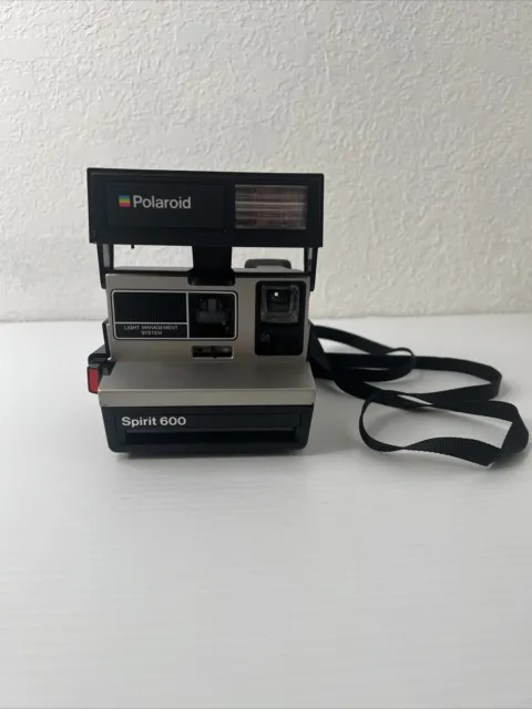 Cámara fotográfica instantánea Polaroid Spirit 600 de colección ""Sistema de gestión de luz"" probada