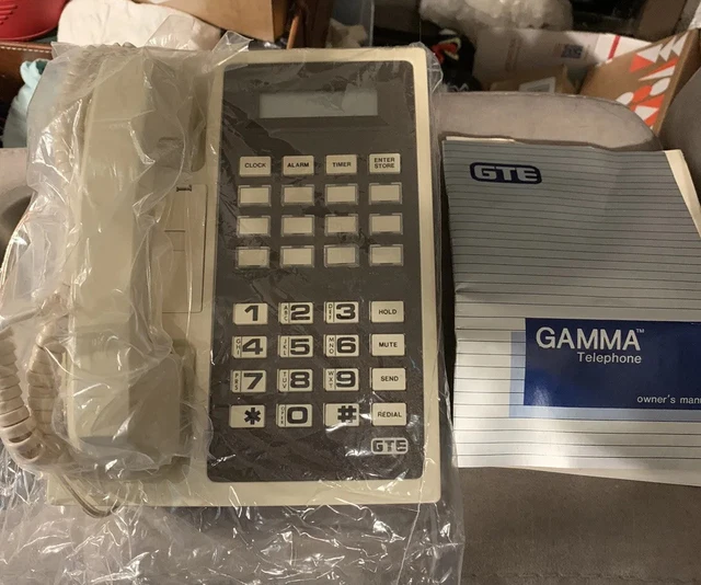 Teléfono Gamma De Colección GTE ¡NUEVO EN CAJA!  Uno raro muy bonito