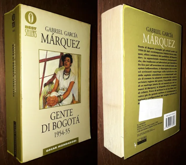 Gente di Bogotà, 1954-55, G. Garcia Marquez, 1°Ed. Oscar Bestsellers Mondadori