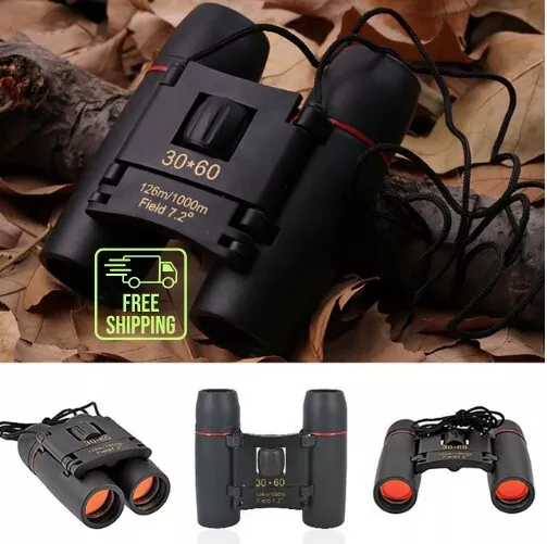 30x60 Binoculars Day/Night Vision Military Zoom Powerful Hunting Camping&Case