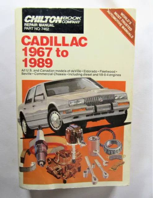 Chilton Cadillac 1967-1989 Repair Manual 7462