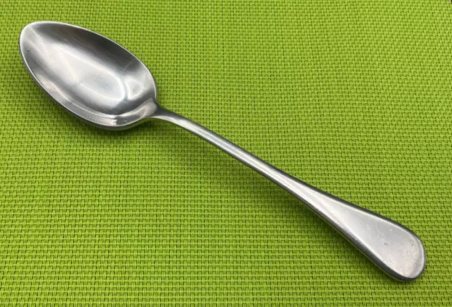 CALDERONI Stainless PLACE/OVAL SOUP SPOON  Glossy Silverware BORROMEO ITALY