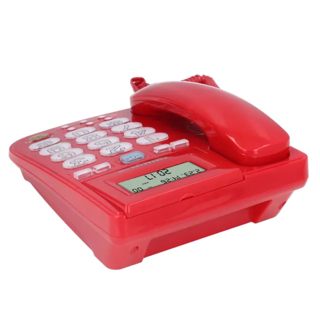 C209 Corded Phone Big Button Wired Desk Telephone With Adjustable Ringtone And