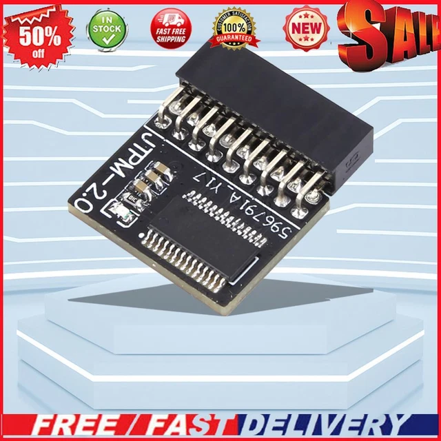 TPM 2.0 Encryption Processor LPC Interface for ASUS/MSI/ASRock (18Pin For ASRock