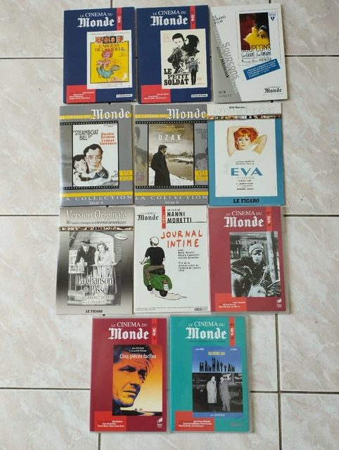 Lot comprenant 11 DVD Le cinéma du Monde Godard/Comencini/Brando/Cary Grant