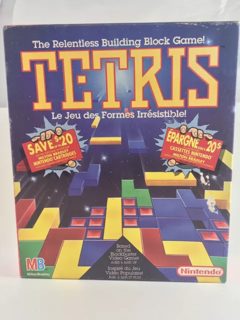 Tetris Board Game Milton Bradley Nintendo Elorg 1989