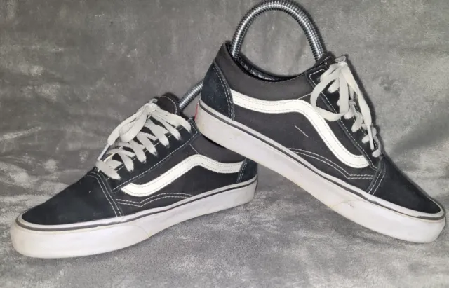 Vans Old Skool Sk8 Low Top Skate Shoes Men's Size 5 Women's 6.5 Black/White