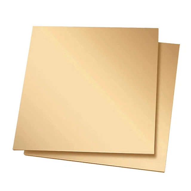 310X150X1.2MM Multipurpose H59 Brass Sheet Plate Laser Processing DIY Tool