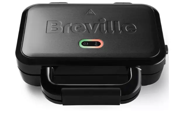 Breville VST082 Ultimate Deep Fill Toastie Maker -Black 2 Slice Sandwich Toaster