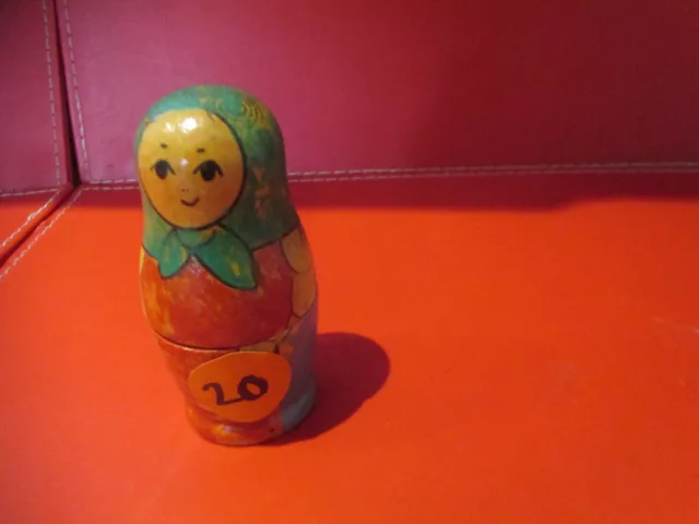 collectable rare retro vintage cute Babushka russian dolls mini set