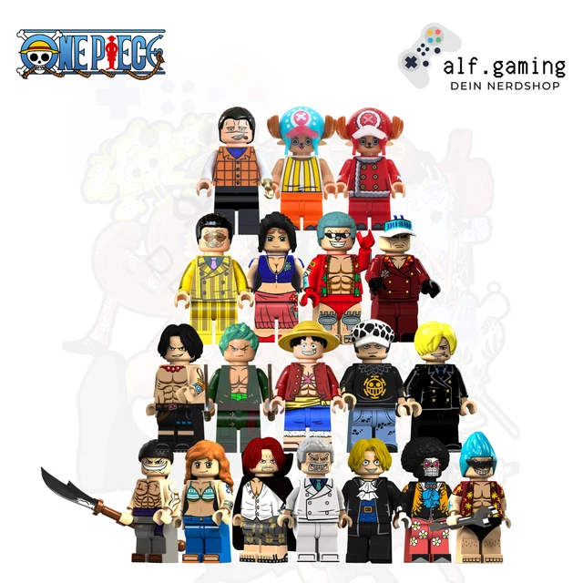 One Piece Mini Action Figuren - 8-teiliges Anime Sammelset