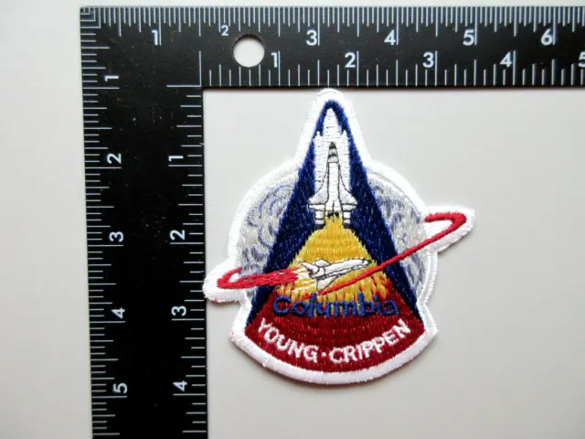 Nasa Space Shuttle Columbia Young-Crippen Astronauts Space Travel Patch