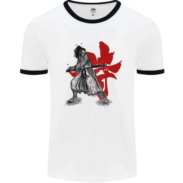Samurai Spirit MMA Mixed Martial Arts Mens Ringer T-Shirt