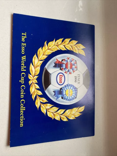 Esso Italy 1990 World Cup England/Scotland World Cup Coin Collection Complete