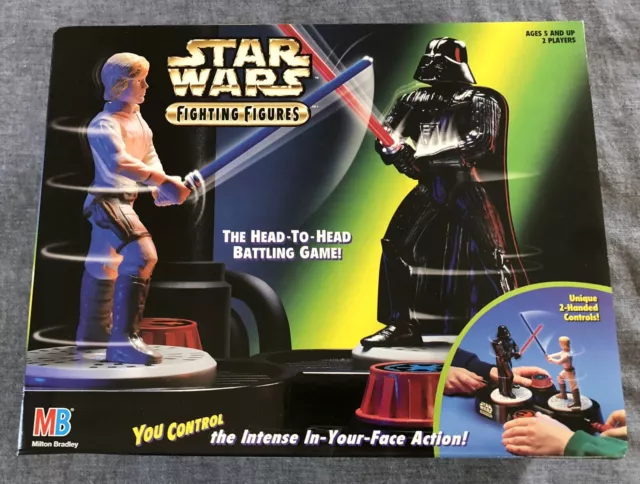 STAR WARS Fighting Figures 1997 Milton Bradley Darth Vader vs Luke Skywalker MIB