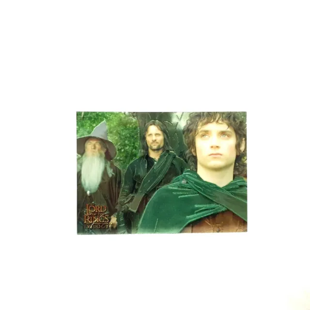 Lord of the Rings Trilogy The Fellowship LOTR Promo Chrome Card P1 TOPPS