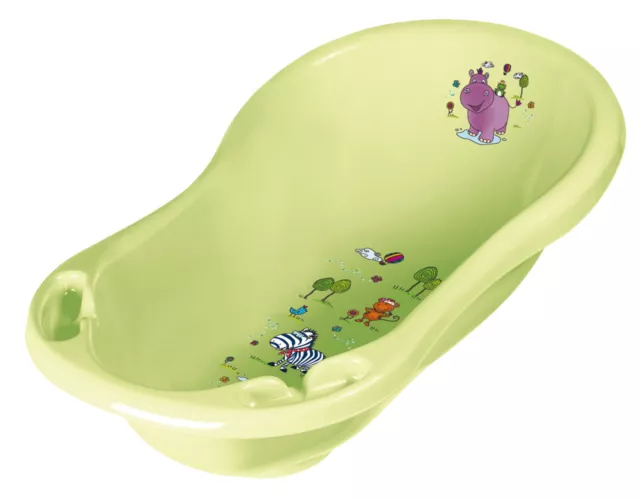 Baby Badewanne 84 cm Hippo grün Babywanne Wanne