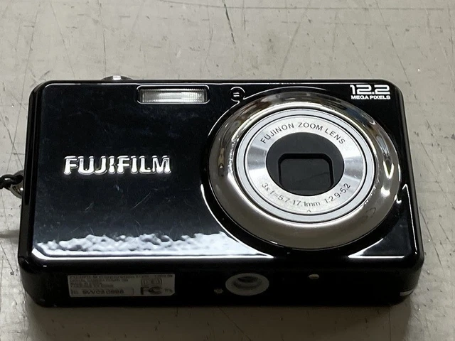FUJIFILM FINEPIX J30 12.2MP Black Compact Digital Camera
