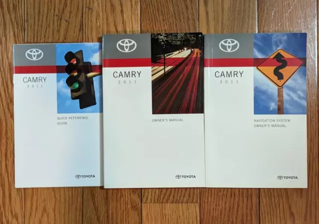 2011 Camry Owner's Manual + Navigation Manual + Quick Reference Guide - OM33843U