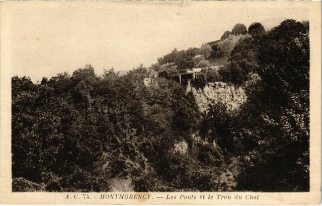 CPA MONTMORENCY - Les Ponts et le Trou du Chat (107319)