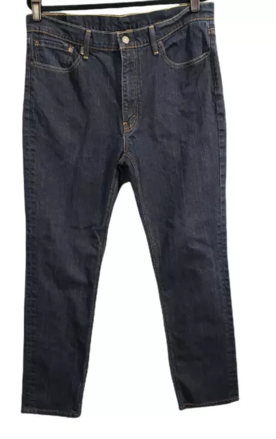 Levi's 541 Jeans 38 X 31 Tapered Athletic Fit Tagged 38X34 Stretch Dark Rinse